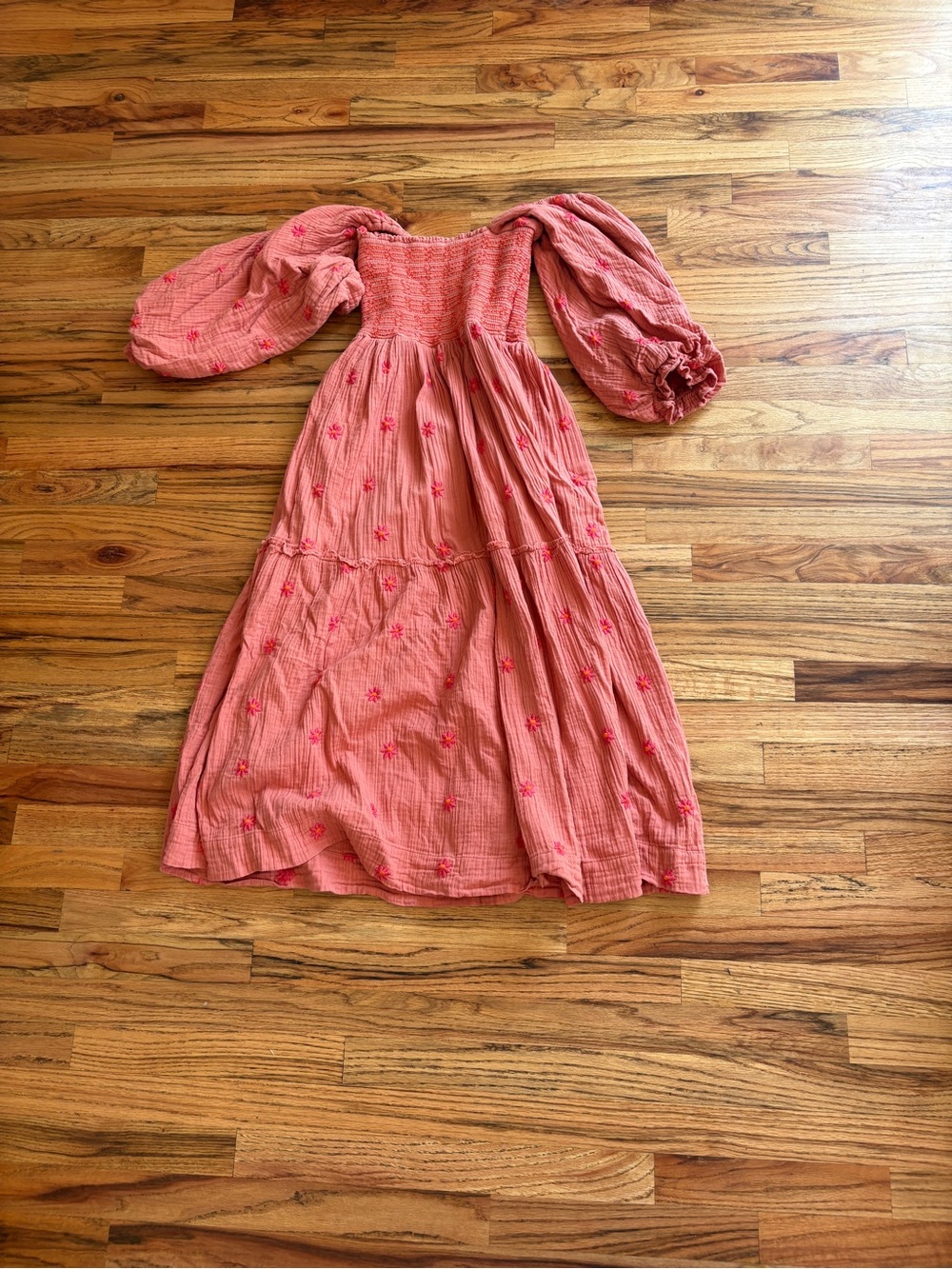 Free People Dahlia Embroidered Maxi Dress